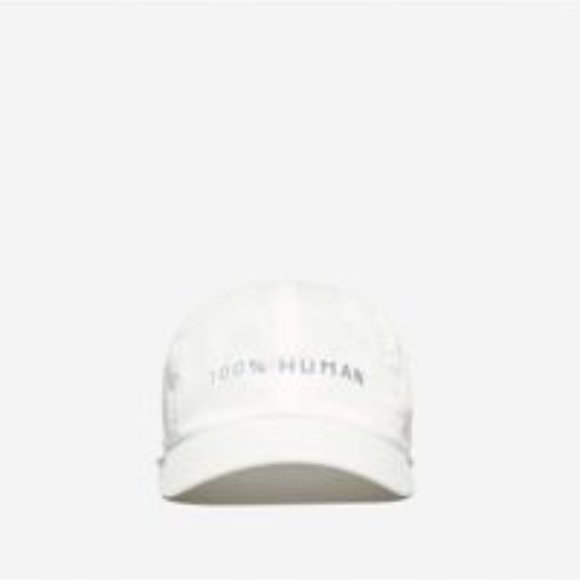Everlane Accessories - VEUC Everlane White 100% Human Baseball Cap